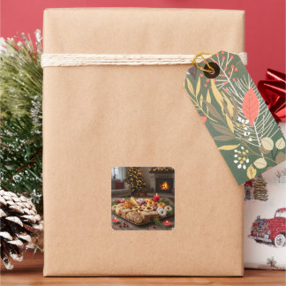 Friandises de Noël norvégiennes, autocollants
