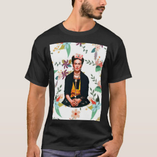 Frida Kahlo Fleurs T-shirt classique