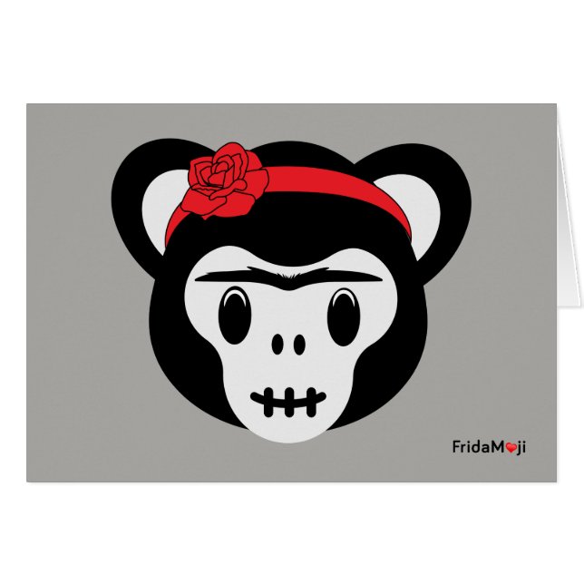 Frida Kahlo | FridaMoji - jour du singe mort (Devant Horizontal)