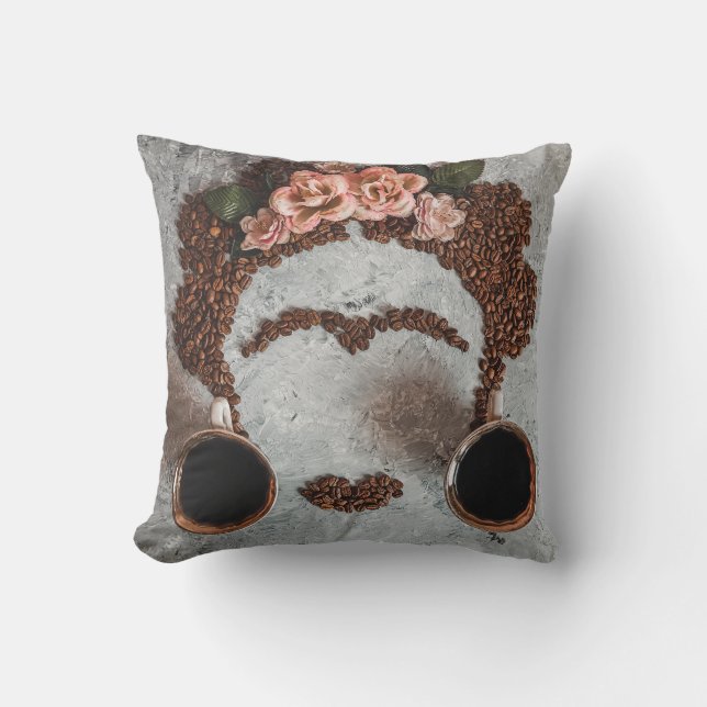 Frida Kahlo hommage coussin (Recto)