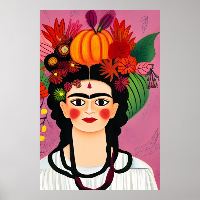 Frida Kahlo poster (Devant)
