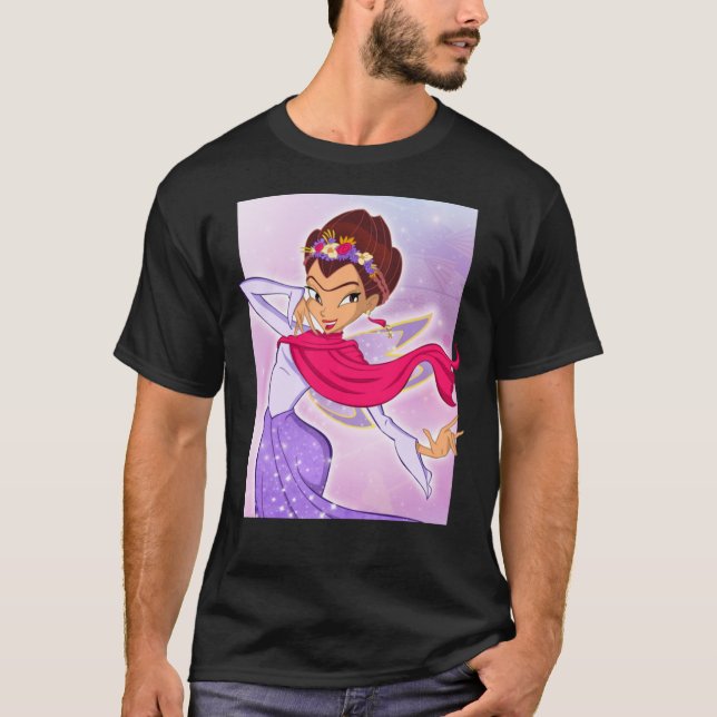 Frida Kahlo Winx Club Cartoon style T-shirt Essent (Devant)