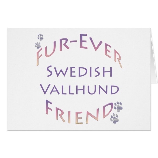 Friend suédois Vallhund Furever (Devant horizontal)
