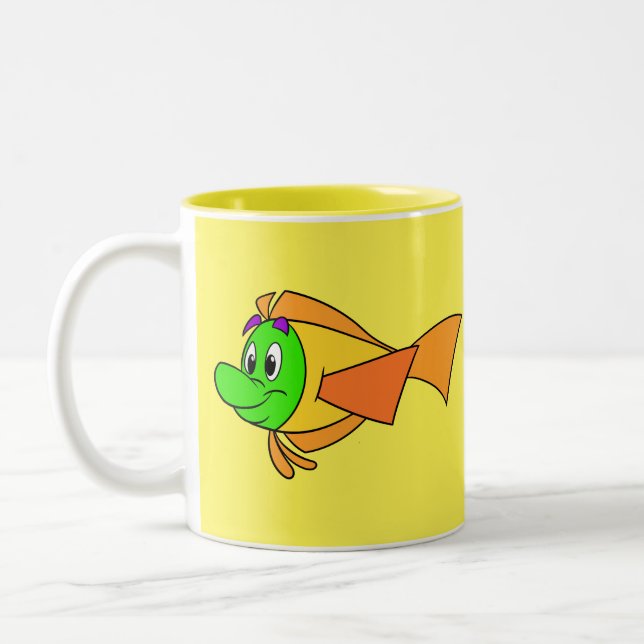 FriendFish dessin animé mug Mel (Gauche)