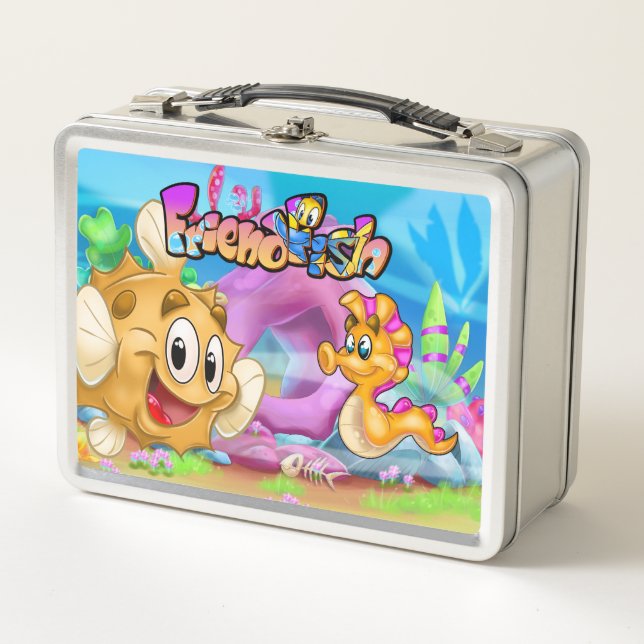 FriendFish Lunchbox dessin animé poisson (Devant)