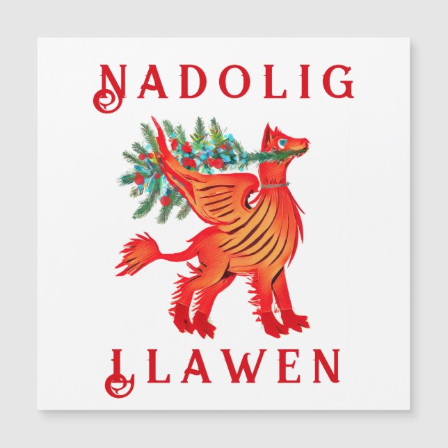 Friendly Red Dragon ou Griffon, ajoutez votre text (Devant)