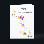 Friends Family Ajouter un nom Bonne carte d'annive<br><div class="desc">Souhaitez-leur que le soleil commence à leur journée spéciale avec des visages souriants tout au long de la journée et peut-être des surprises d'anniversaire le long du chemin. Juste un simple salut d'anniversaire heureux.</div>