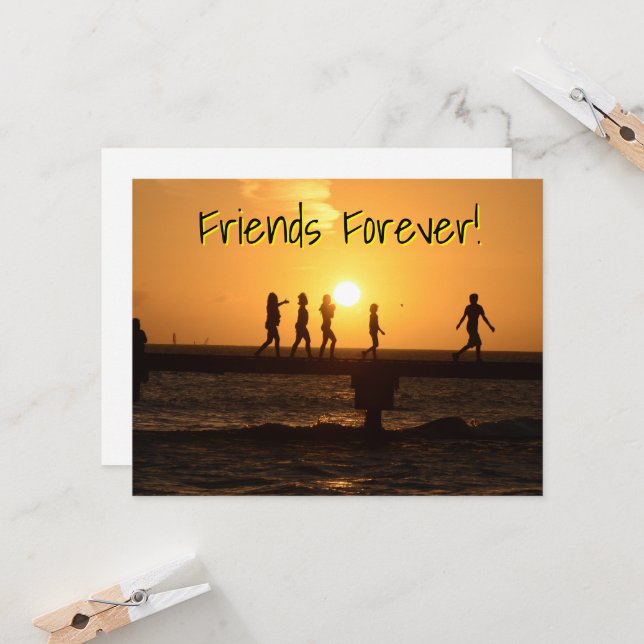 Friends Forever sur Key West Pier (Devant/Arrière en situation)