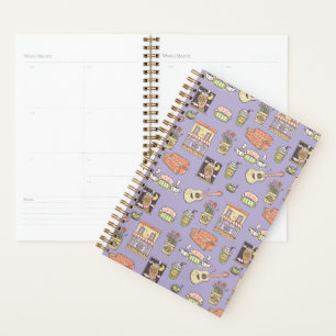FRIENDS™   Motif d'icône violette