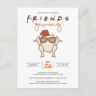 Friends série T.V. Friendsgiving Party Invitation
