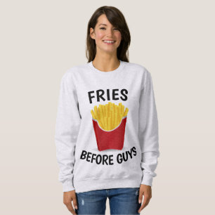 FRIES AVANT LES GARS T-Shirts Drôle