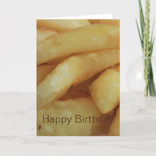 Cartes De Vœux Pommes Frites Zazzle Fr