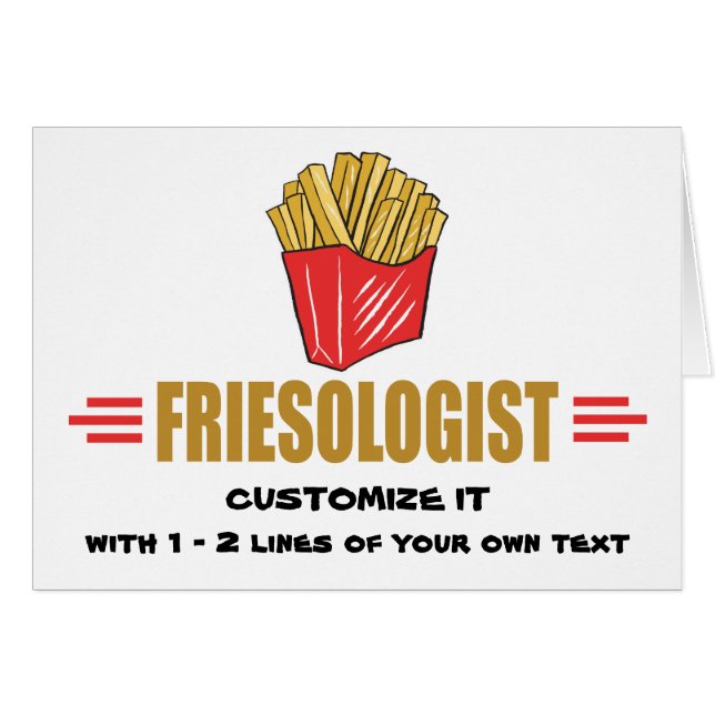 Fries de France amusantes (Devant Horizontal)