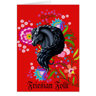 Friesian Folk, cheval, étalon noir