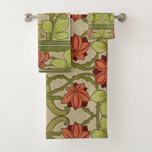 Frieze Bordure Art Nouveau Floral