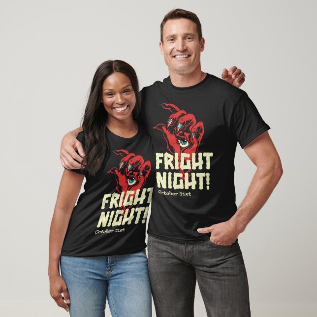 Fright Night Halloween 31 Octobre T-Shirt (Unisexe)