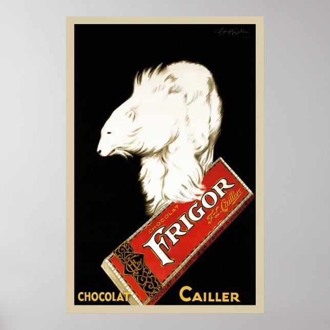 Frigor Chocolat Leonetto Cappiell Poster vintage (Devant)