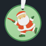 Frisbee personnalisée<br><div class="desc">Cadeau de Noël à frisbee ultime cadeau de vacances avec dessin animé du Père Noël et citation drôle. Pour personnaliser la modification du texte pour ajouter un nom.</div>