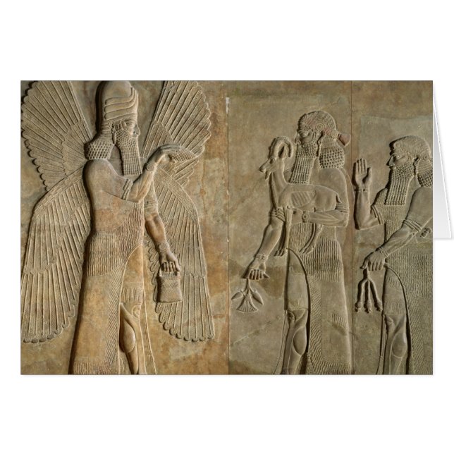 Frise dépeignant un esprit à ailes (Devant horizontal)