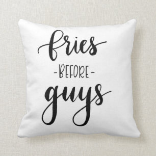 Fritures avant coussin de types