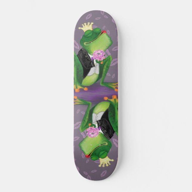 Frog Prince Fun Skateboard Kiss (Recto)