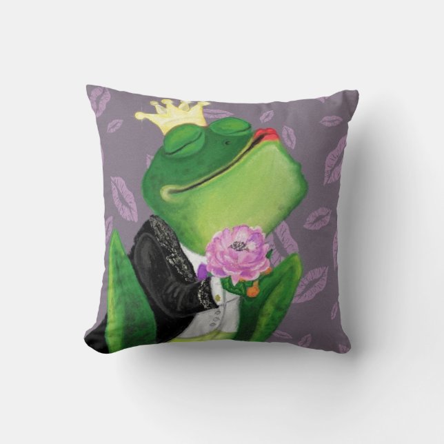 Frog Prince Funny Coussin (Recto)