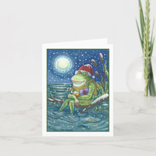 FROG SUR LE JOURNAL, VACANCES NOËL CARTE DE RECONN