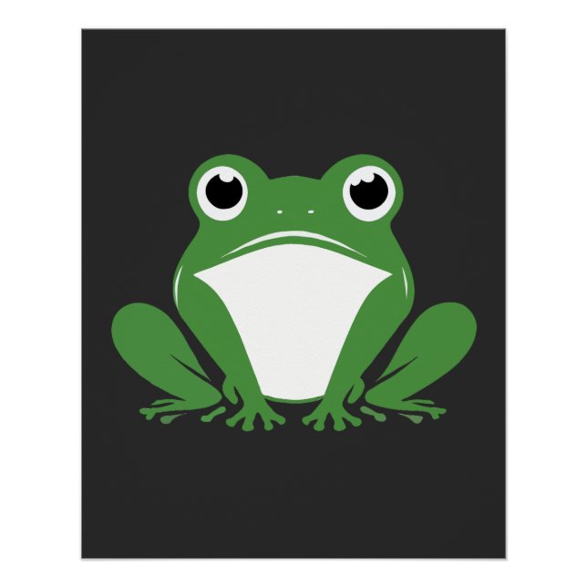Frog Vector Art Animal Moderne Ville Urbaine Graph (Devant)