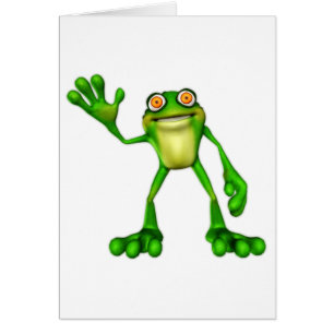 Froggie la petite grenouille qui agite les caricat