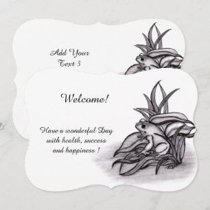 Froggy, Ajouter Votre Texte Invitation