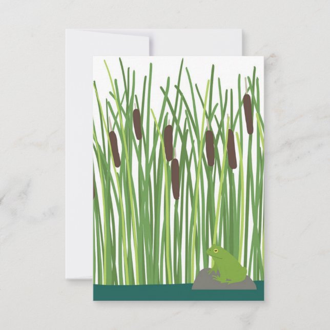 Froggy and Cattails (Devant)