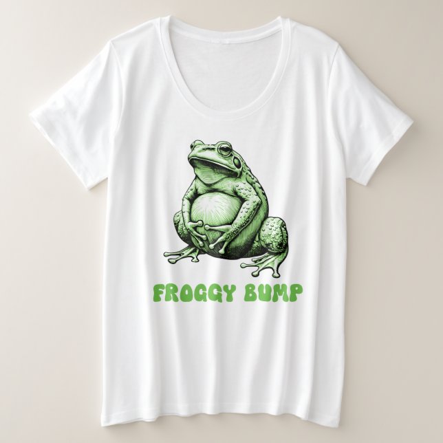 Froggy Bump Maternité, Attendez Maman (Design devant)