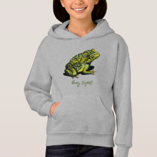 Froggy, joyeux frogmas ! Sweat - shirt à capuche