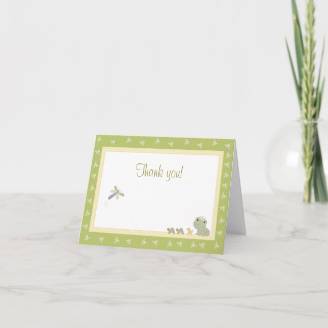 Froggy Tales Frog Prince Note Card Merci note (Devant)