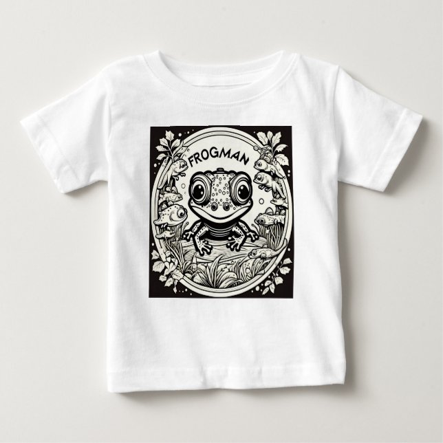 Frogman Happy Baby T-shirt (Devant)