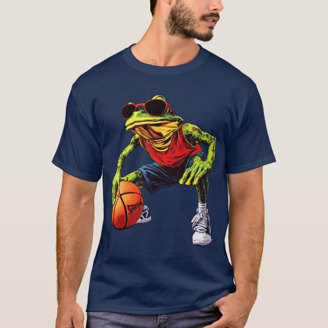 Frogs Basketball - T-shirt de balle (Devant)