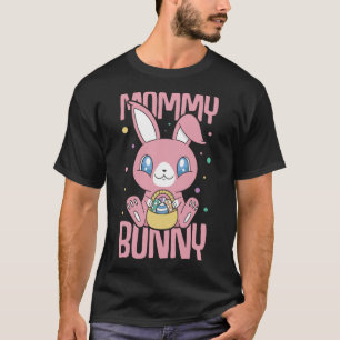 Frohe Ostern T-Shirt Maman Lapin Lapin Lapin Drôle