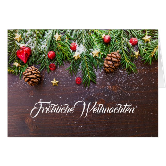 Fröhliche Weihnachten (Devant horizontal)