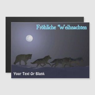 Fröhliche Weihnachten - Pack Wolf