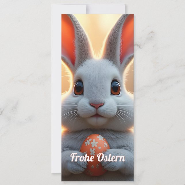Fröhlicher Osterhase im Zauber des Frühlings (Devant)