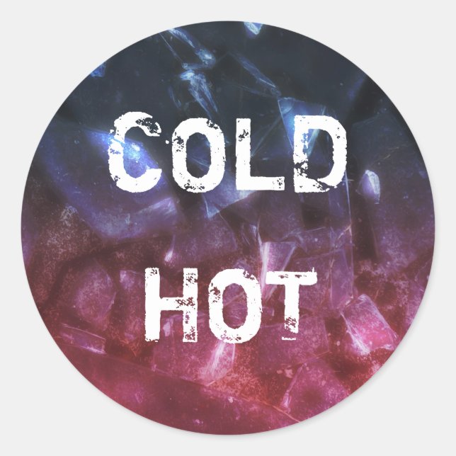 Froid & Hot - Sticker (Devant)