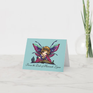 From the Desk of Your Name Bookworm Fairy Notes
