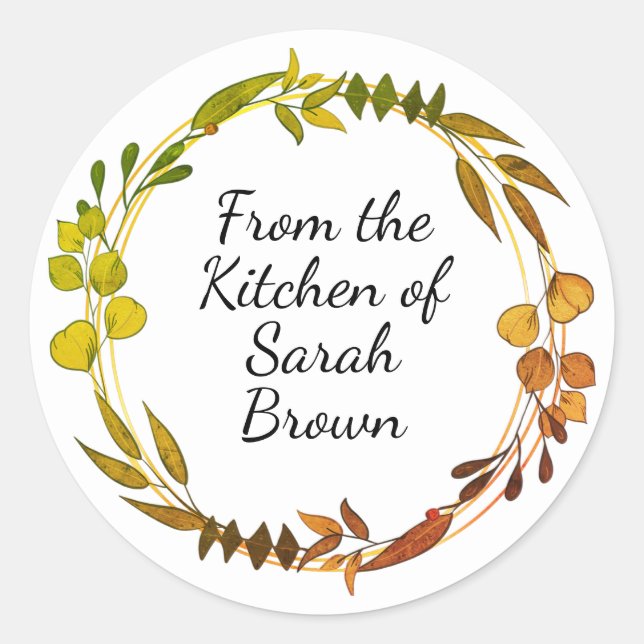 From the kitchen of stickers (Devant)