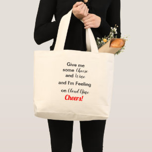 Fromage à vin Sac fourre-tout humoristique