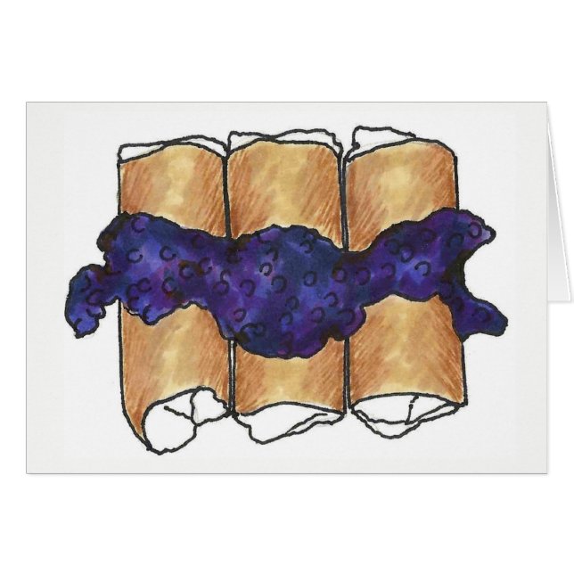 Fromage Blueberry Blinty Cuisine de Deli Juive (Devant horizontal)