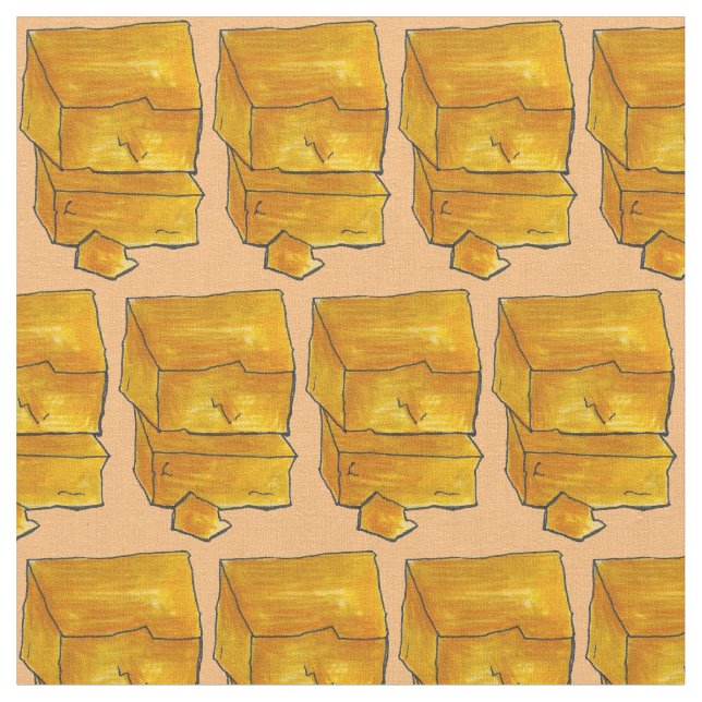 Fromage Cheddar du Wisconsin Jaune Fromage Tissu (Fermer)
