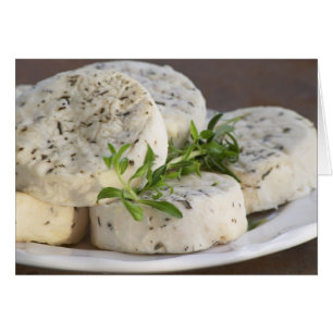fromage de chèvre français - chèvre - avec des her