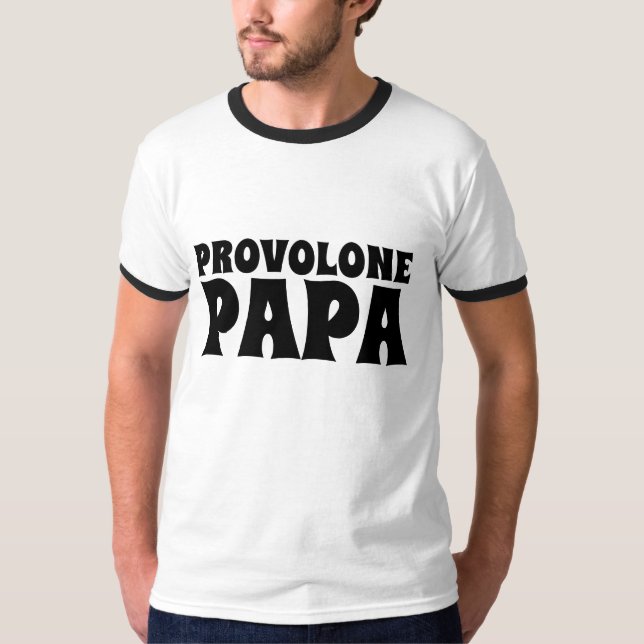 FROMAGE PROVOLONE PAPA MENS T-SHIRTS (Devant)