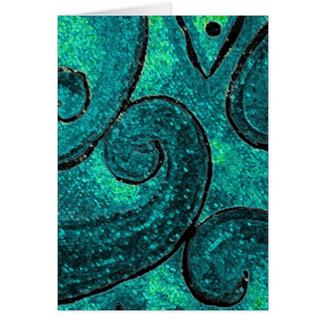 fronde de fougères vertes NZ Koru, piko piko ou tê (Devant)