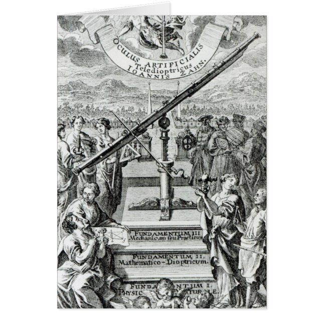 Frontispice 'Oculus Artificialis (Devant)